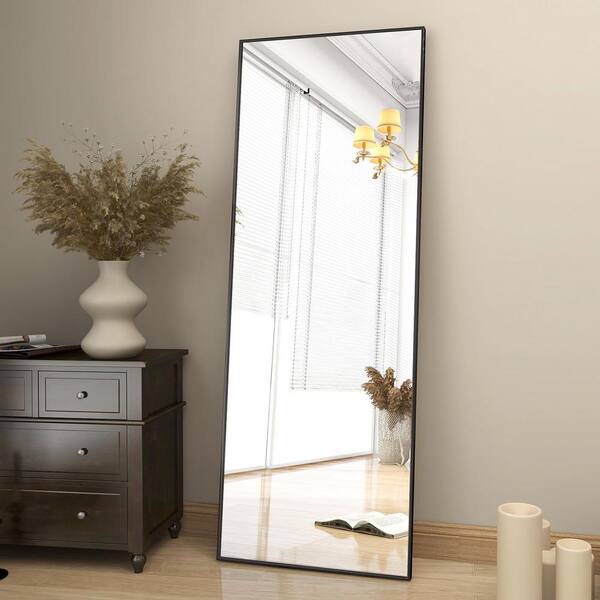 HOMLUX Black Frame 18in. W x 58in. H Rectangular Metal Full Length