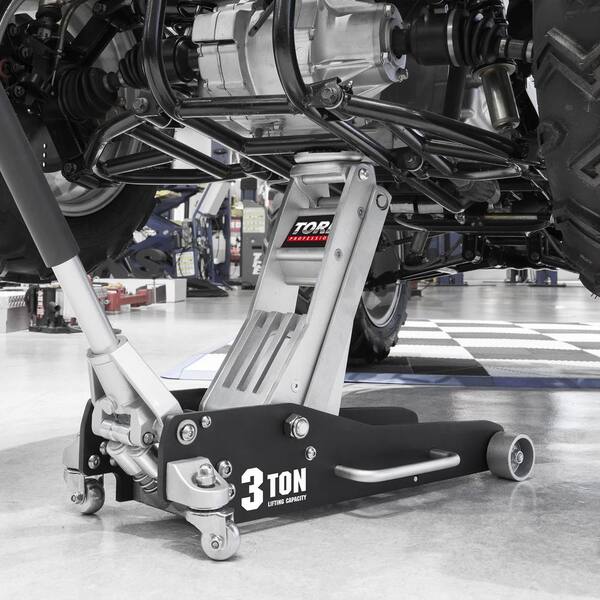 Torin 3-Ton Low-Profile Aluminum Floor Jack with Dual Piston