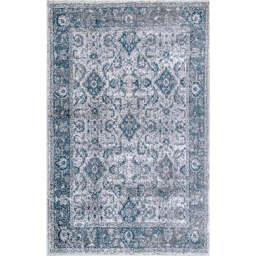 nuLOOM Anaelle Vintage Blue 4 ft. x 6 ft. Area Rug LPCT11A-406 - The ...