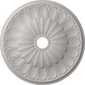 1-3/8 in. x 26-3/4 in. x 26-3/4 in. Polyurethane Elsinore Ceiling Medallion, Ultra Pure White