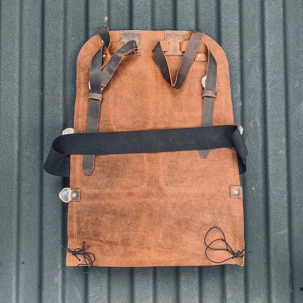 Leather Truck Seat Organizer with Leather Pockets CT10004 - The