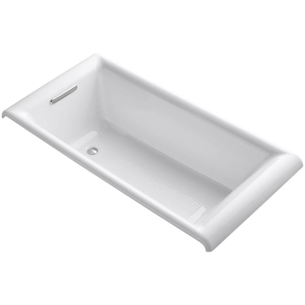 UPC 650531825032 product image for KOHLER Parity 5.5 ft. Reversible Drain Bathtub in White | upcitemdb.com