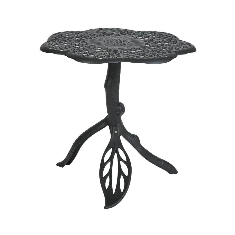 Flowerhouse Center Table with Foot Stool and Cushion - Black