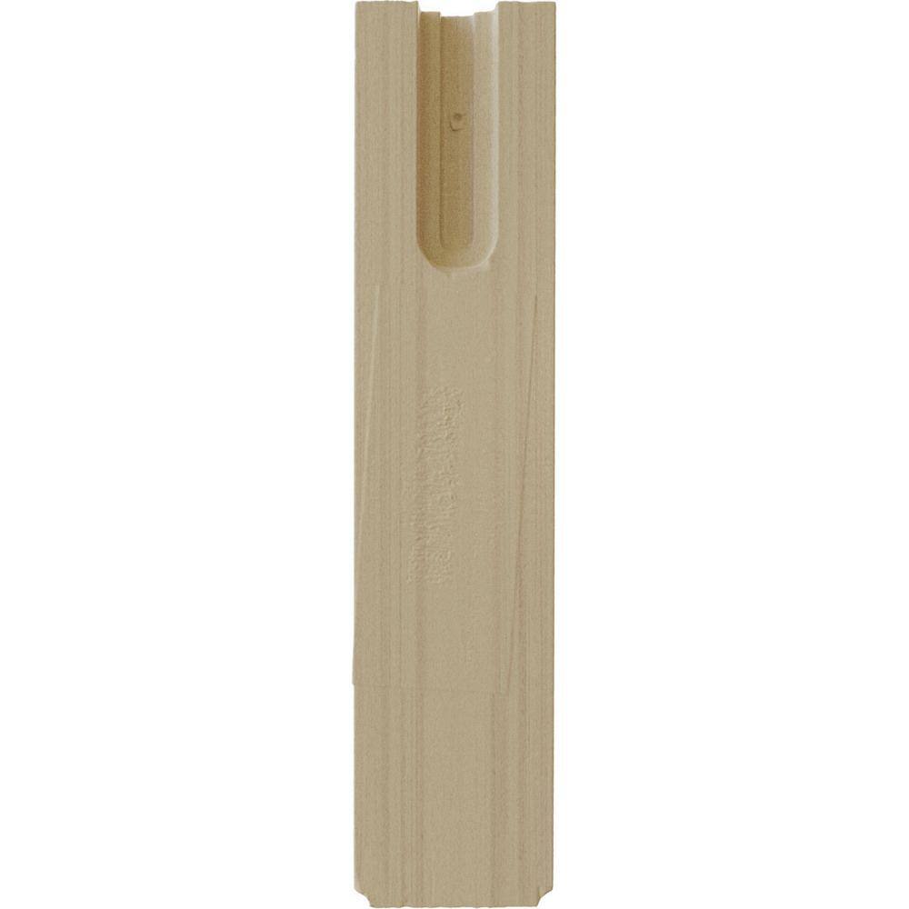 Unfinished Rubberwood Decorative Corbel Bracket 6" x 8"