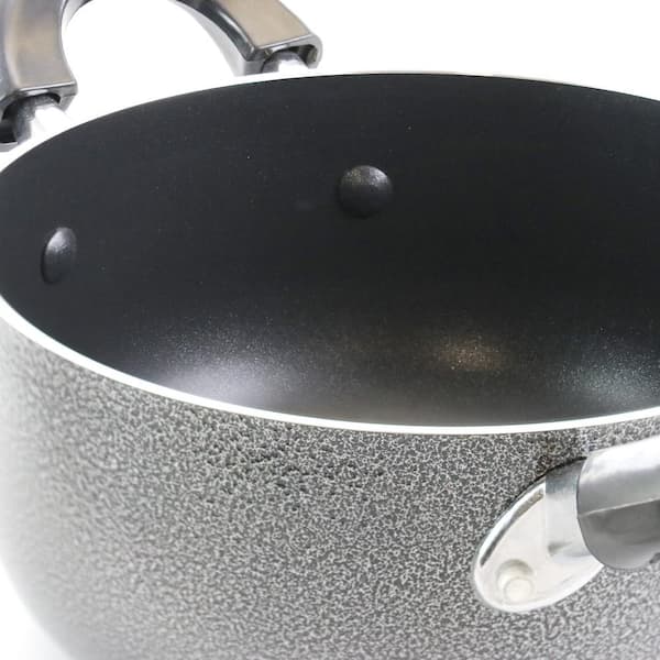 A 5-quart nonstick Dutch oven – it's oven safe for up to 500