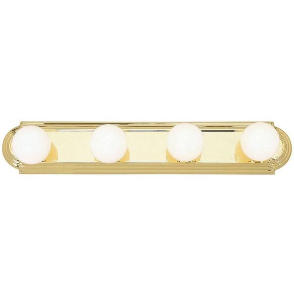 Livex Lighting Providence 4-Light Polished Brass Bath Vanity