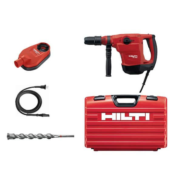 Hilti 120-Volt 13 Amp Corded 1-9/16 in. SDS-Max TE 60-AVR Rotary Hammer, Dust Removal System Kit, Cord and TE-YX Drill Bit