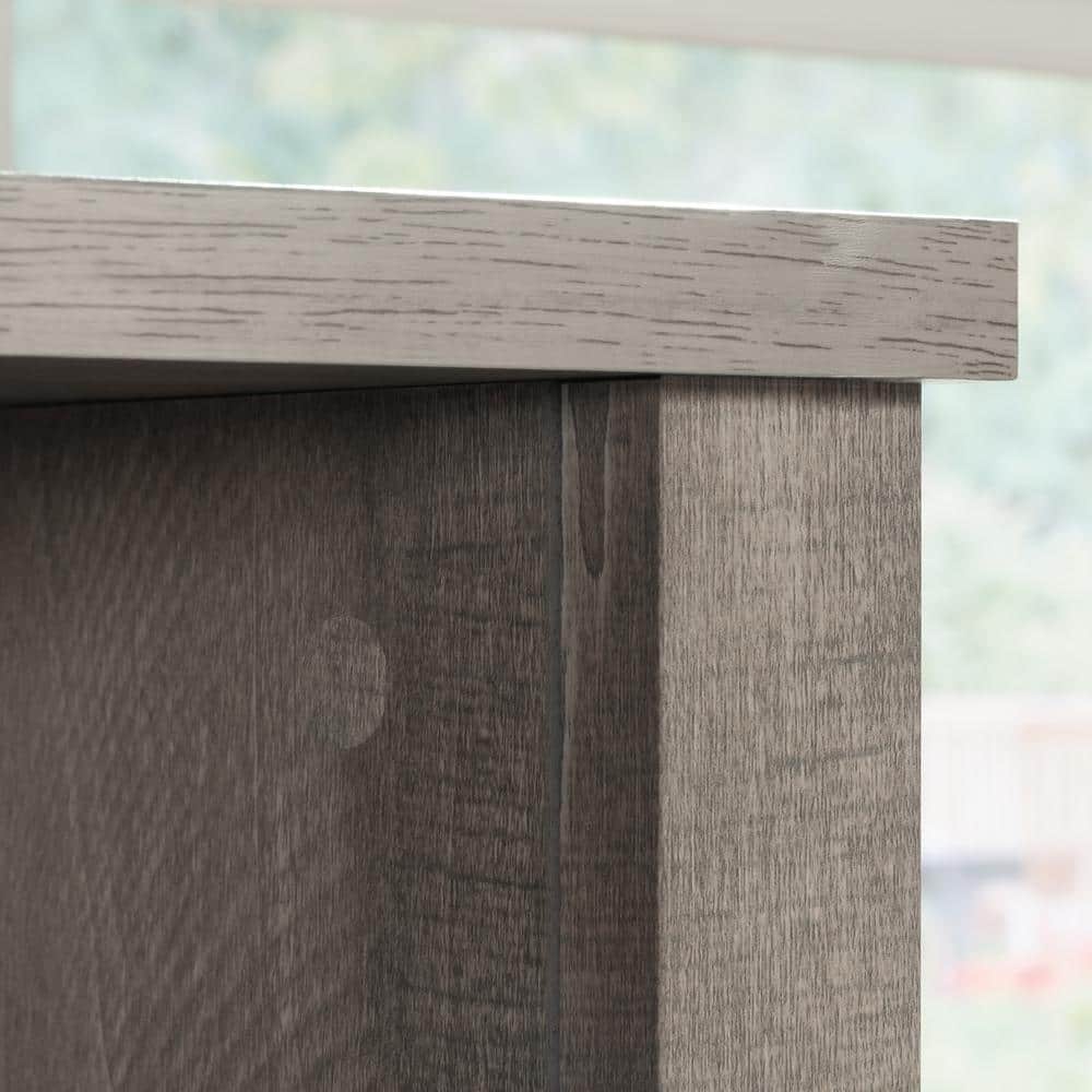 Gray 65.75" Tall 9-Cube MDF Bookcase