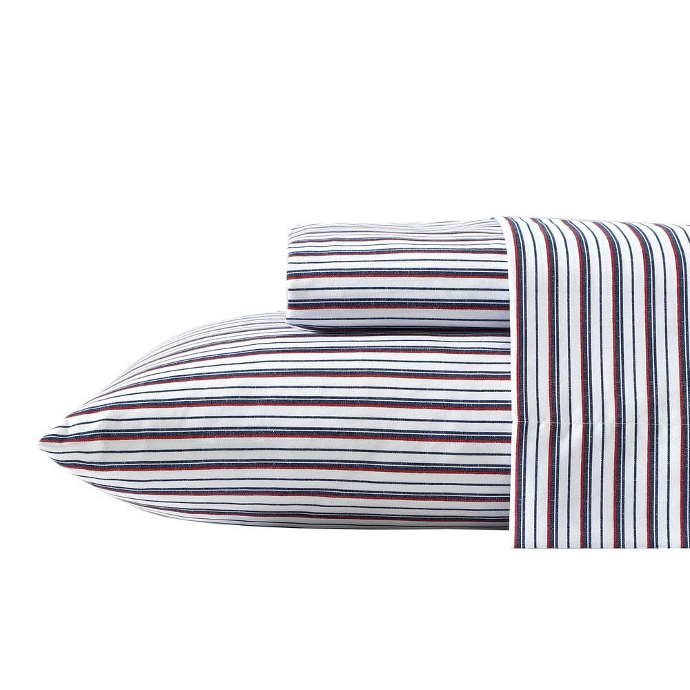 Bali Bliss Twin Deep Pocket Striped Microfiber Sheet Set