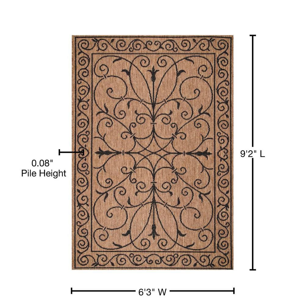 Kathleen Brown Rectangular Synthetic Indoor/Outdoor Area Rug