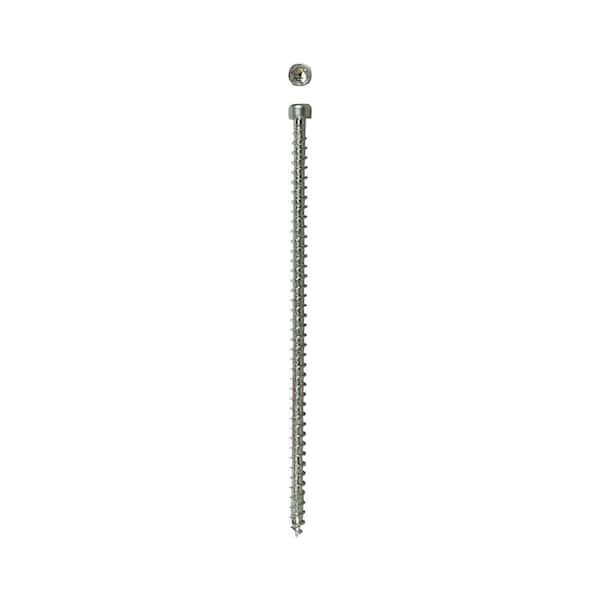 #14 x6-1/4 in. Interior Cylindric Head Structural Wood Truss Rafter Screws Powerlags T-Star Plus(500 Each) Bit Included