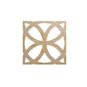 15-3/8 in. x 15-3/8 in. x 1/4 in. Hickory Medium Daventry Decorative Fretwork Wood Wall Panels (10-Pack)