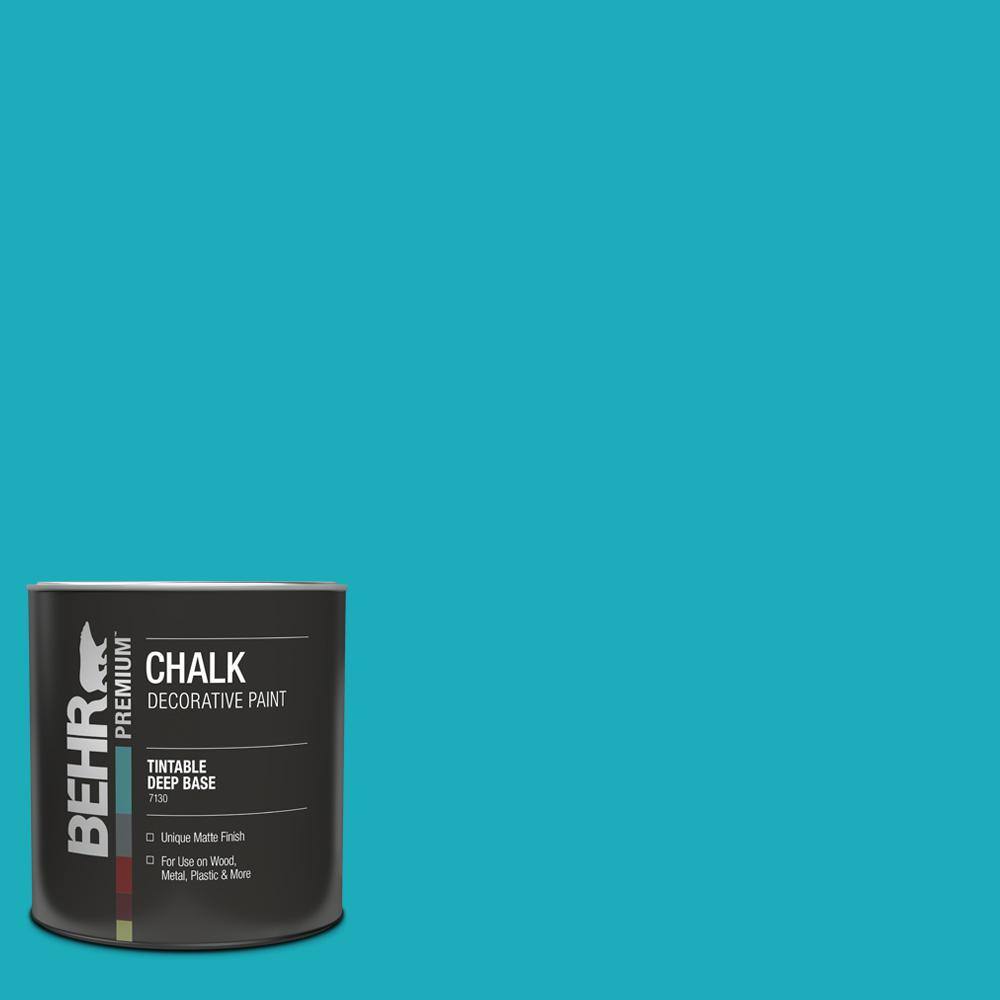 1 qt. #P470-5 Placid Sea Interior Chalk Finish Paint