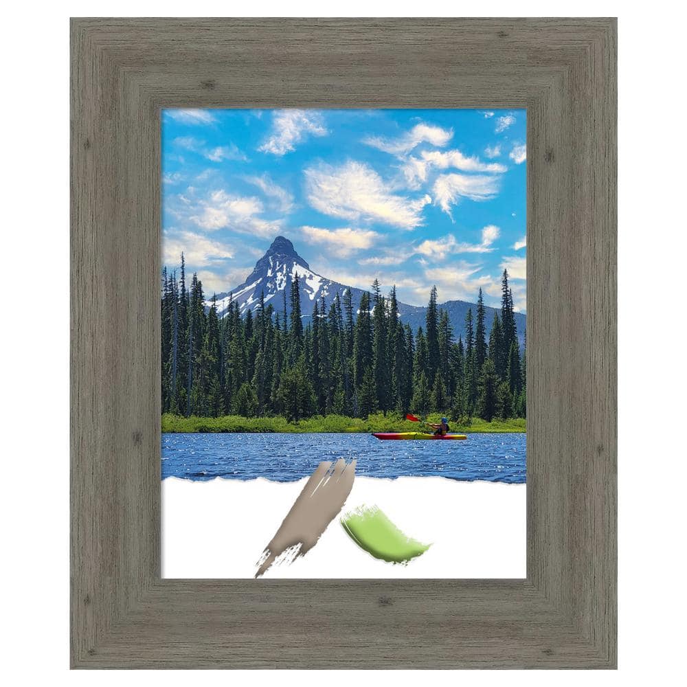 Fencepost Gray Distressed Wood 11x14 Wall Picture Frame