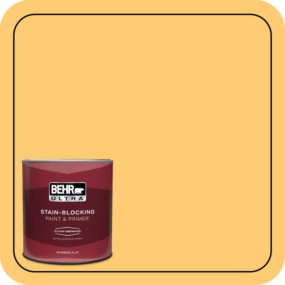 1 qt. #310B-5 Spiced Butternut Extra Durable Flat Interior Paint & Primer price history on PriceWatchPro