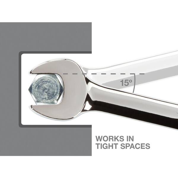 TEKTON 18 mm Stubby Combination Wrench 18074 - The Home Depot