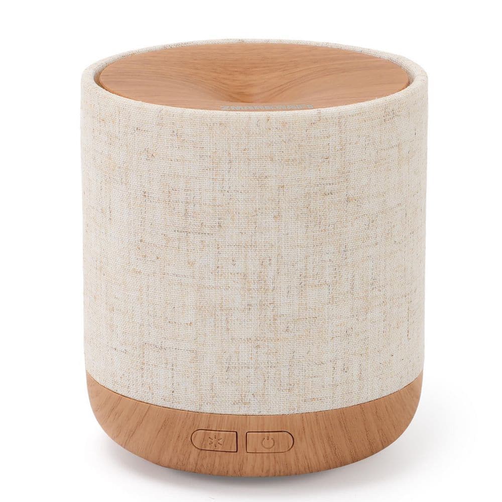 Diffuser Night Light Clean Light Brown 200ml Fabric Cover Diffuser, Night Light Bedroom Aroma Gift ...