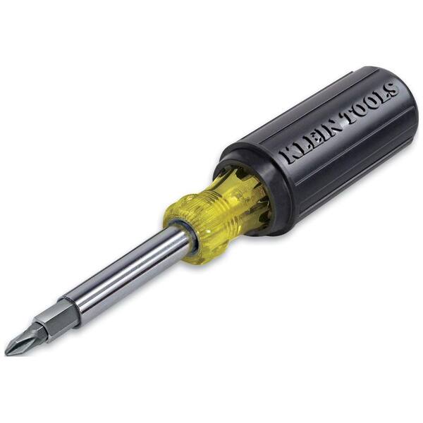 Multi Bit Screwdriver & Nut Driver 11-in-1 Hand Tool with Cushion Grip Handle 