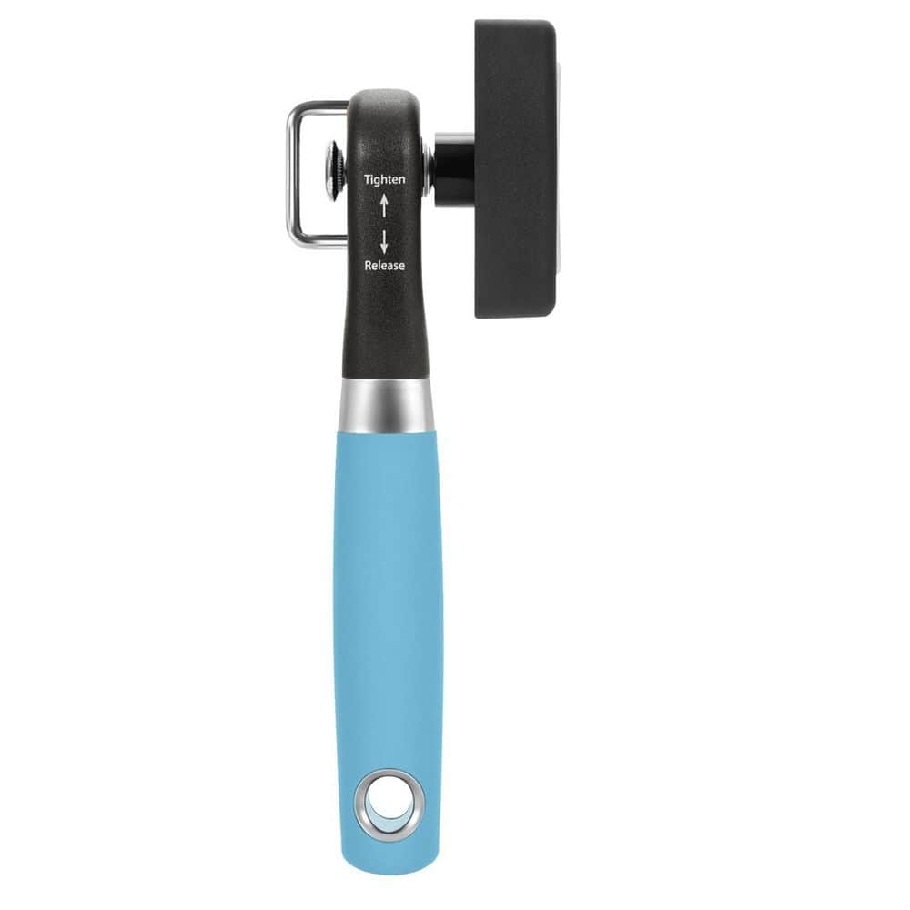Wudkey Aqua Can Opener, Manual Side Safe Cut Can Opener with