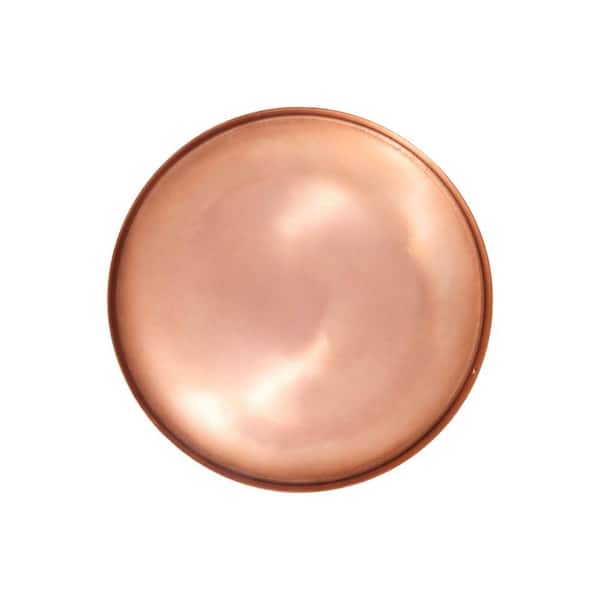 9-3/4 in. Diameter Copper Piling Cap Pan Style