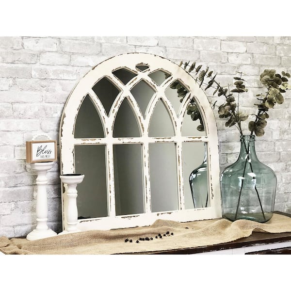 Wholesale Distressed White Wood Mirror - Buy Wholesale Mirrors