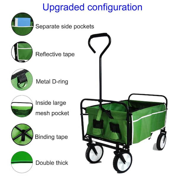 BIG WHEEL CART - Agricultural, Nursery, Farm - 350 Lb - 3.5 Cubic Ft  Capacity