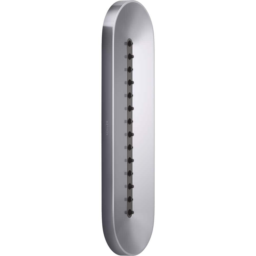 Polished Chrome Oval Single-Function Shower Body Spray