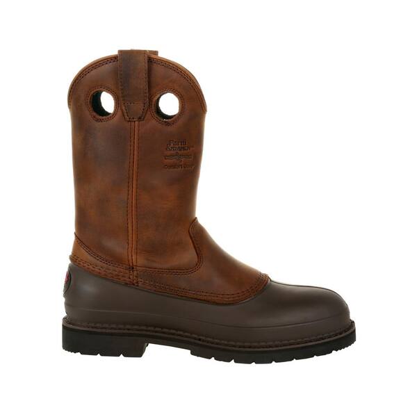 georgia boot muddog wellington work boot