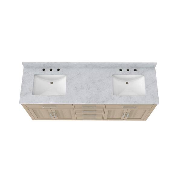 DreamLine Dexterity 72 in. W x 22 in. D x 34 in . H Oak