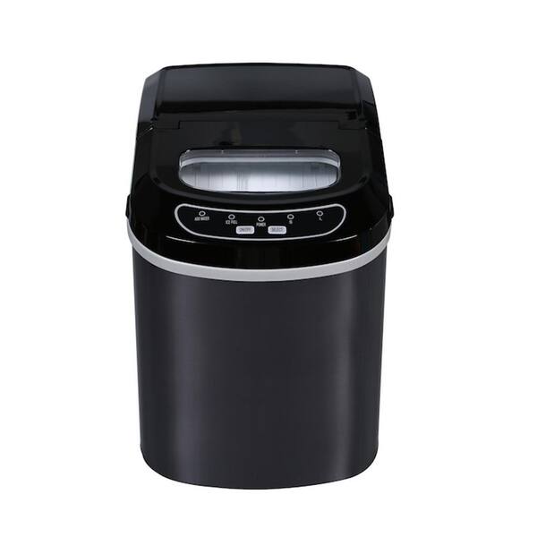 WANDOR 26 lbs. Compact Portable Top Load Ice Maker in Black HZB