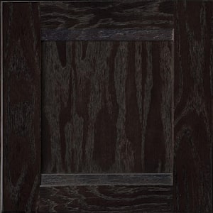 Sonora 14 5/8 x 14 5/8 in. Black Cabinet Door Sample in Slate