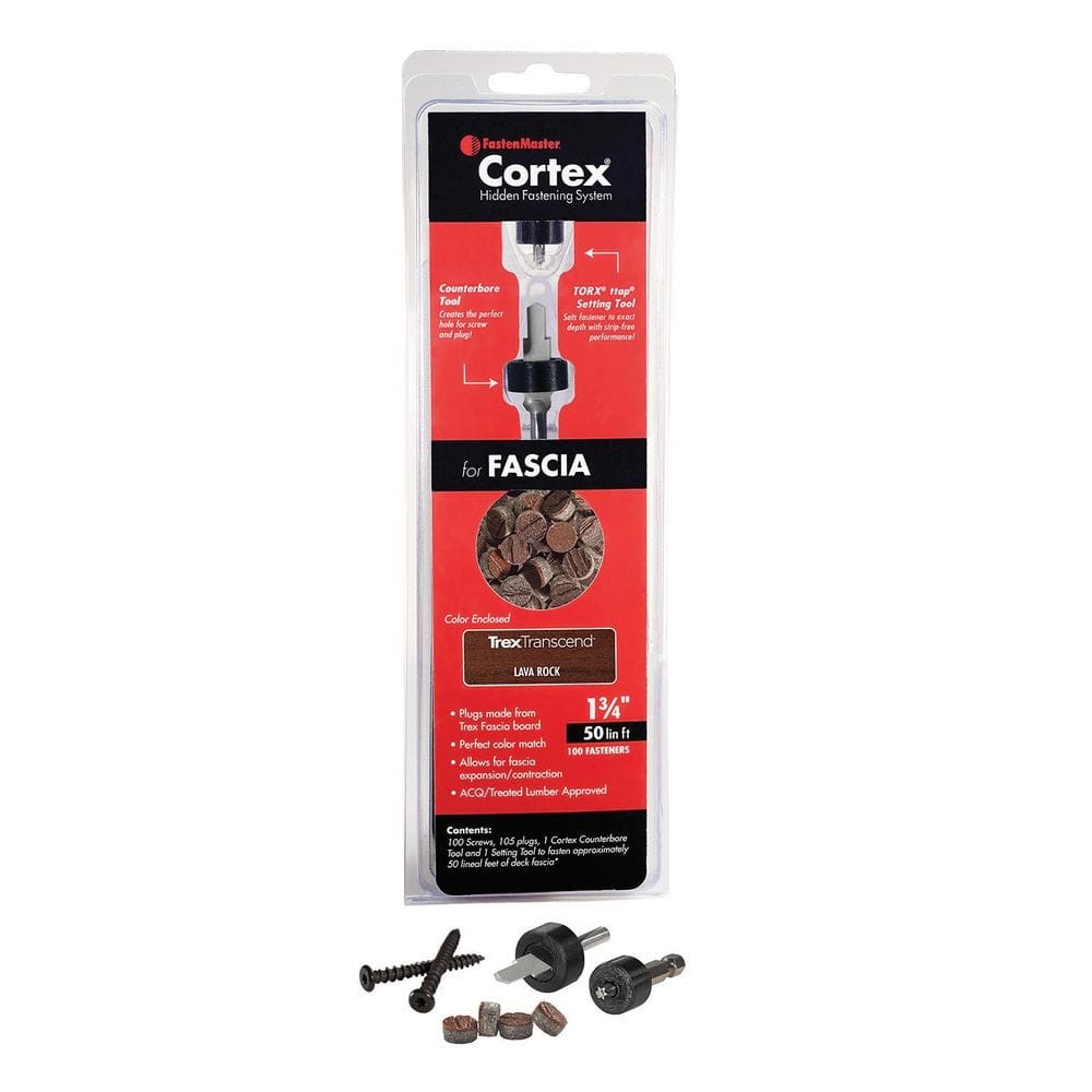 Cortex 1-3/4 in. Fascia Screws w/ Plugs TORX Tap price history on PriceWatchPro