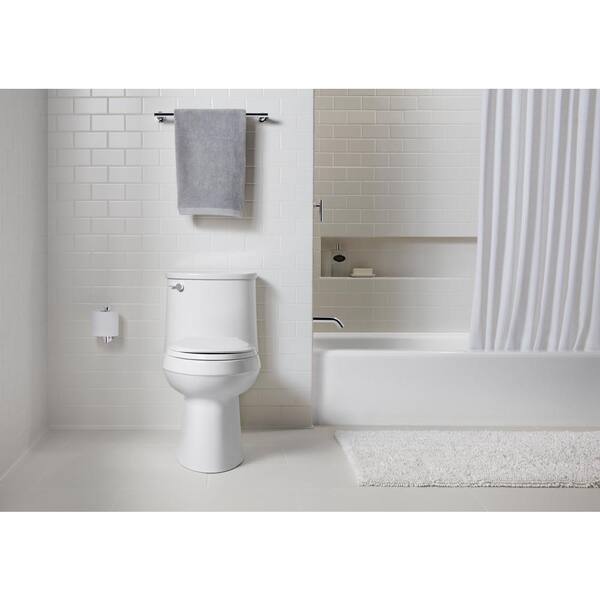 KOHLER Purist 18 in. Wall Mounted Single Towel Bar in Vibrant Titanium