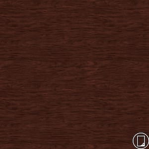 5 ft. x 12 ft. Laminate Sheet in RE-COVER Figured Mahogany with Premium FineGrain Finish