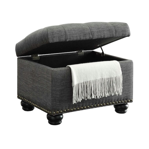 Convenience Concepts Designs4Comfort 5th Avenue Dark Charcoal Gray