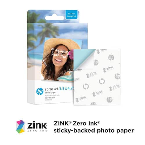 Sprocket 3 x 4 Portable Printer - Instant Photo Printer with zero technology Case Album and Zink Paper Gift Bundle WiFi & Networking Devices