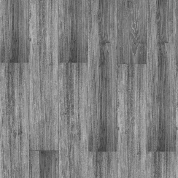 Peel and Stick Floor Tile, 35in×6in, Natural Grey Wood Grain Look