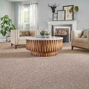 Maisie I  - Foundation - Beige 42 oz. Triexta Texture Installed Carpet