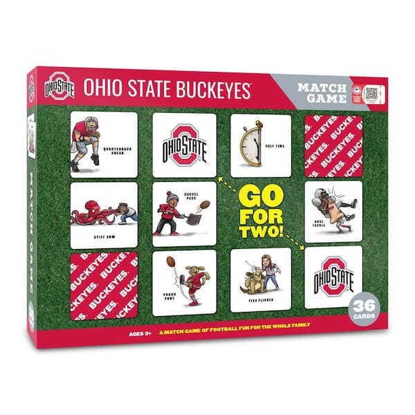 NCAA Ohio State Buckeyes Licensed Memory Match Game