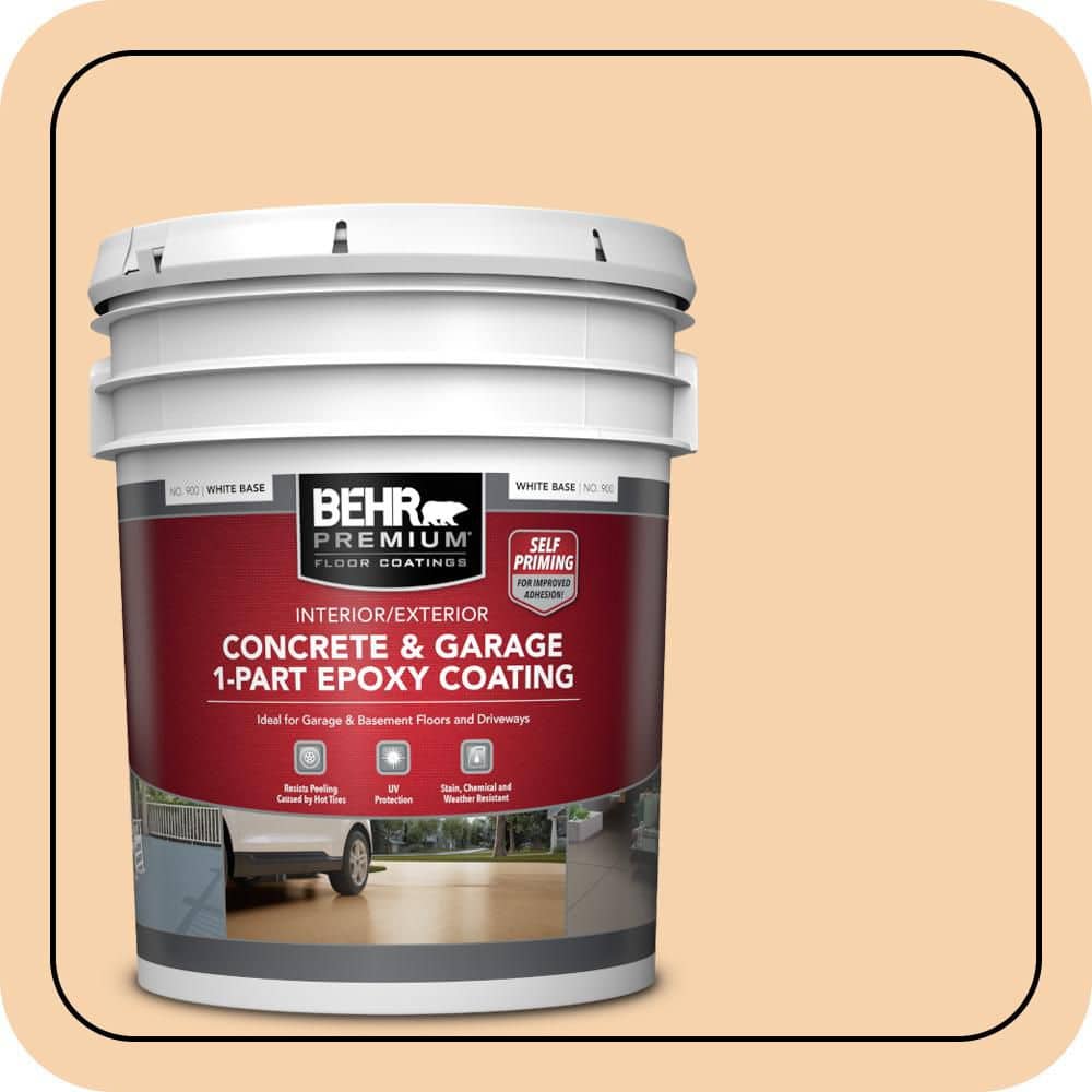 5 gal. #M240-3 Ice Cream Parlour Self-Priming 1-Part Epoxy Satin Interior/Exterior Concrete and Garage Floor Paint price history on PriceWatchPro