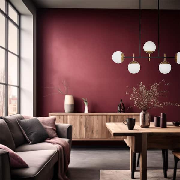 Alluria 5-Light Weathered Black with Autumn Gold Billiard Light with Etched Opal Glass Shade