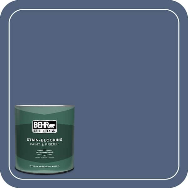 BEHR ULTRA 1 qt. #590F-6 Mesmerize Extra Durable Semi-Gloss Enamel Interior Paint & Primer