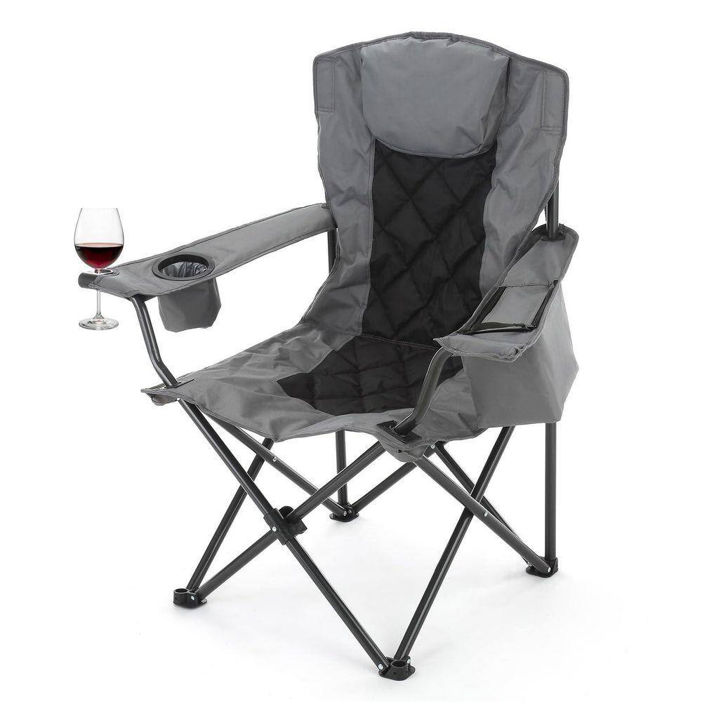 MOEPISY Portable Folding Camping Chair Supports up to 550 lbs