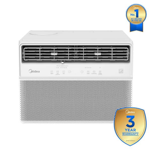 14,000 BTU Smart Inverter Plus Window AC Cools up to 700 sq. ft. w/ Remote, Timer, Wi-Fi, Energy Star in White