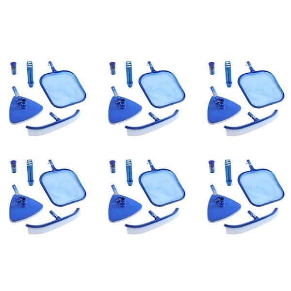 Swimline Hydro Tools Premium Above & Inground Swimming Pool Maintenance Kit (6-Pack)
