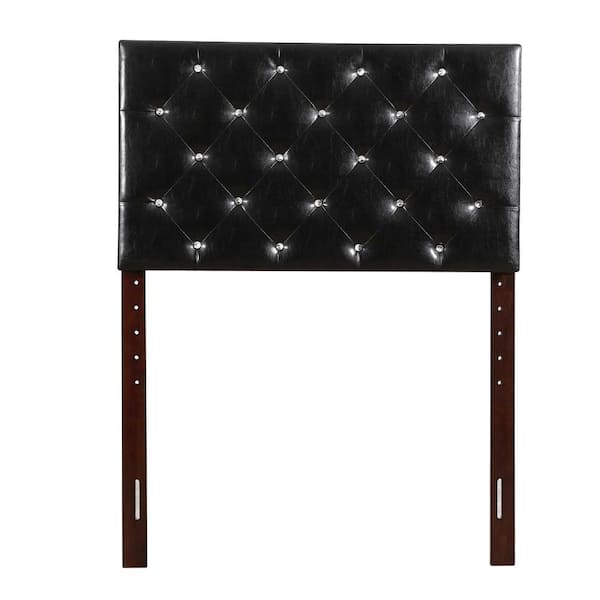 AndMakers Super Nova 2 Black Tufted Full Headboard
