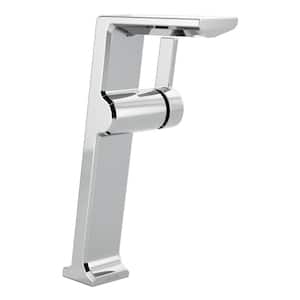 Pivotal Single Handle Vessel Sink Faucet in Polished Chrome