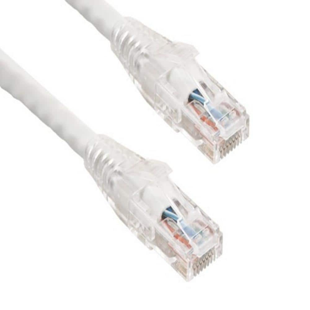 2 ft. Cat6 550 MHz UTP Ethernet Network Patch Cable with Clear Snagless Boot, White price history on PriceWatchPro