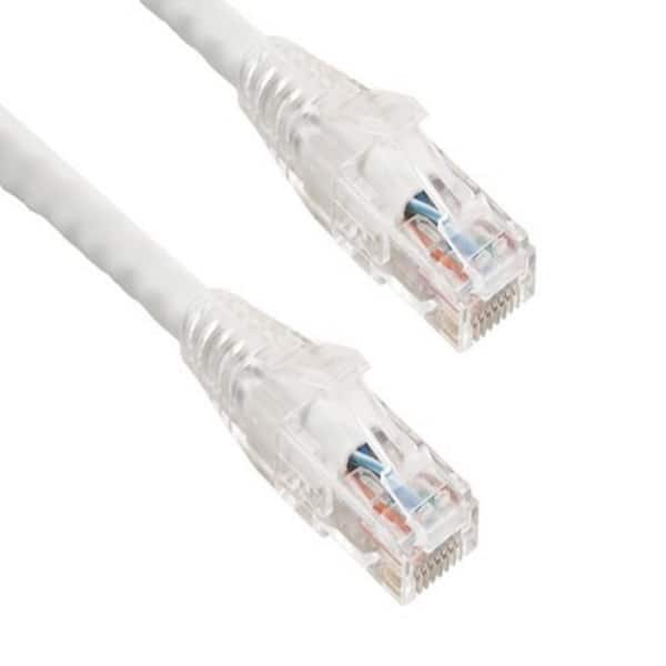 SANOXY 20 ft. Cat6 550 MHz UTP Ethernet Network Patch Cable with Clear  Snagless Boot, White SNX-CBL-LDR-C6117-8020 - The Home Depot