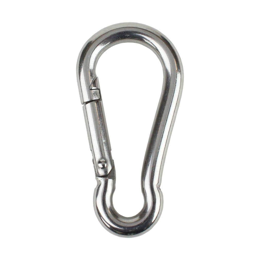 Rock Climbing Latch Accessories Tools Stainless Steel Safety Lock Spring Hook 